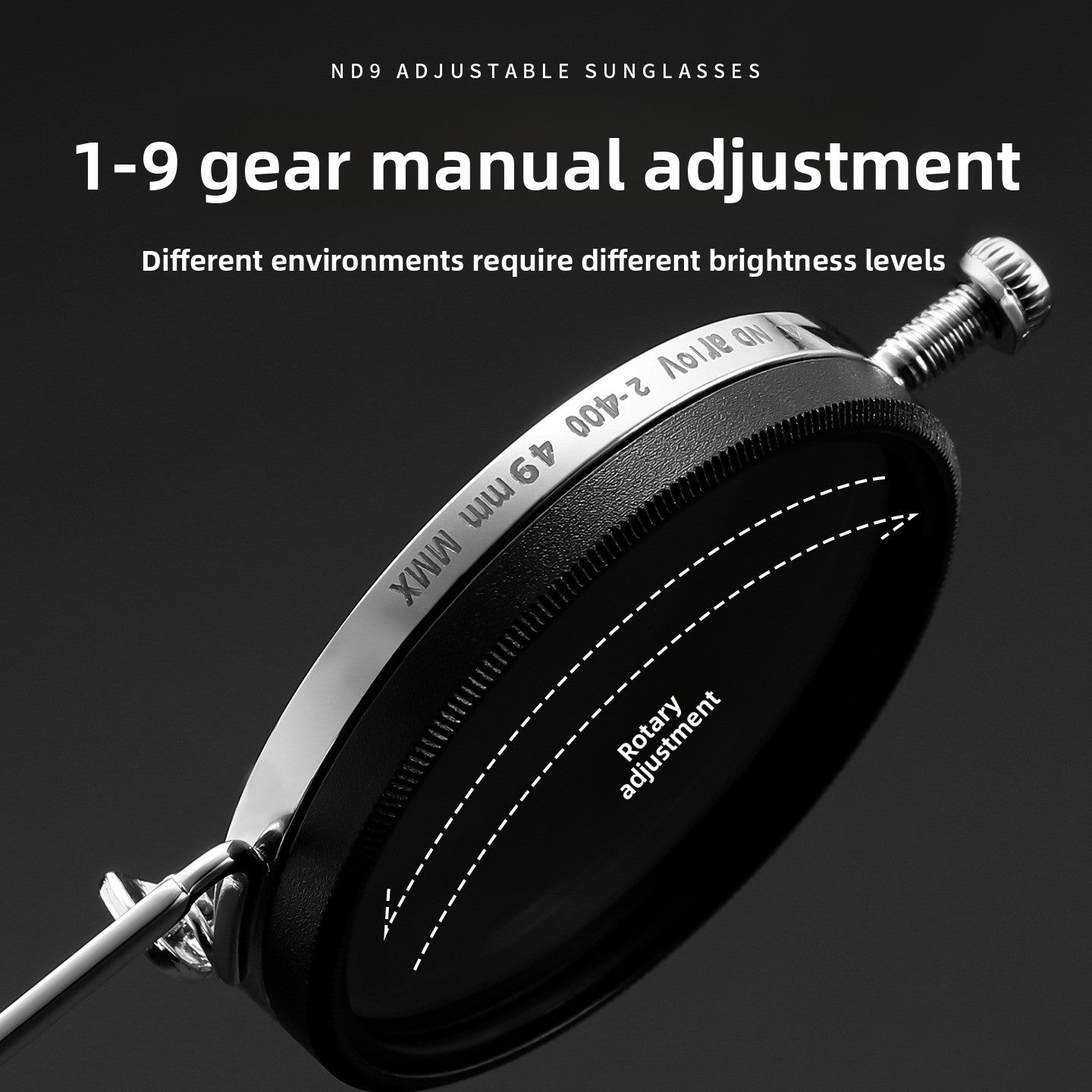 VarioShade™ 9-Level Adjustable Polarized Sunglasses