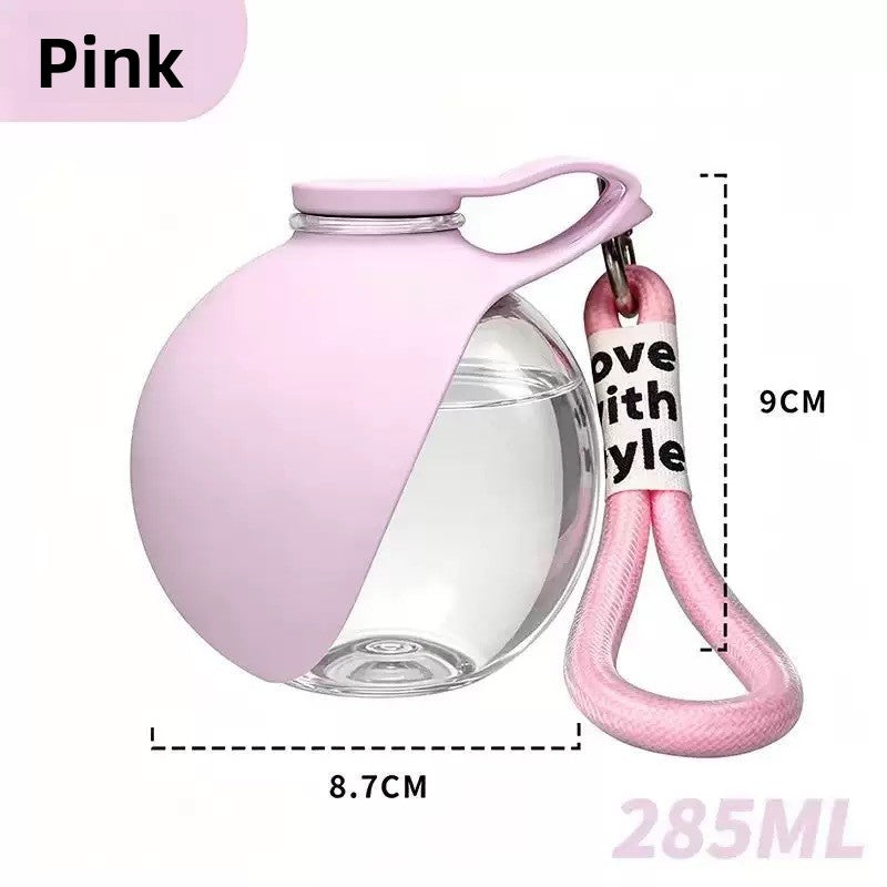 Portable Collapsible Pet Water Bottle with Hook