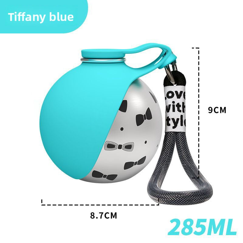 Portable Collapsible Pet Water Bottle with Hook