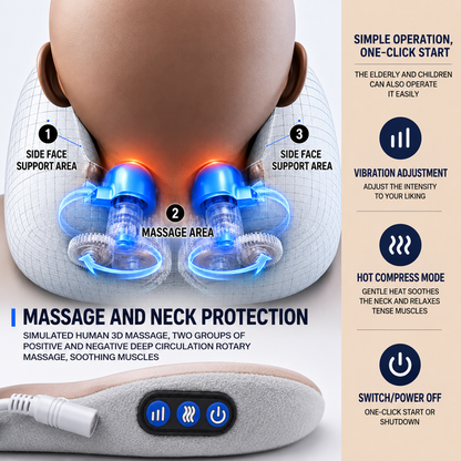 U-Shape Massage Pillow for Stress and Tension Relief