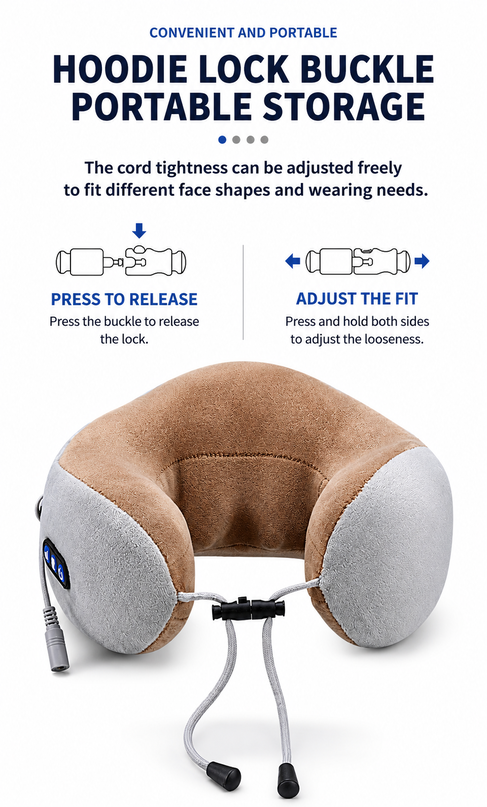 U-Shape Massage Pillow for Stress and Tension Relief
