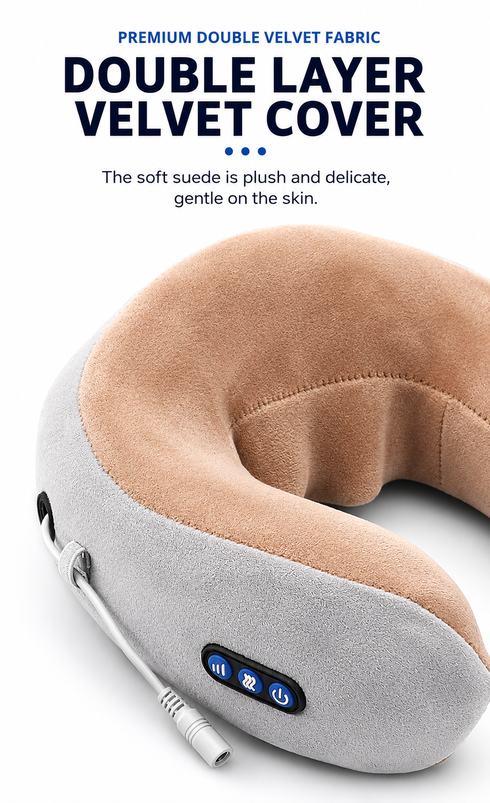 U-Shape Massage Pillow for Stress and Tension Relief