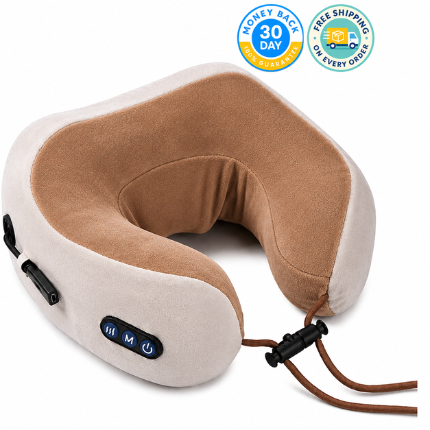 U-Shape Massage Pillow for Stress and Tension Relief