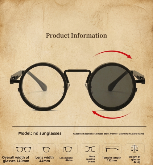 MegaCred™ 9-Level Adjustable Polarized Sunglasses