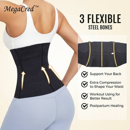 MegaCred™ 3-Section Waist Trainer & Slimming Belt