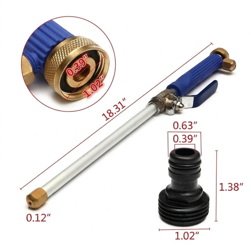 MegaCred™ Ultimate AquaBlast – High-Pressure Water Gun for Car Wash & Garden