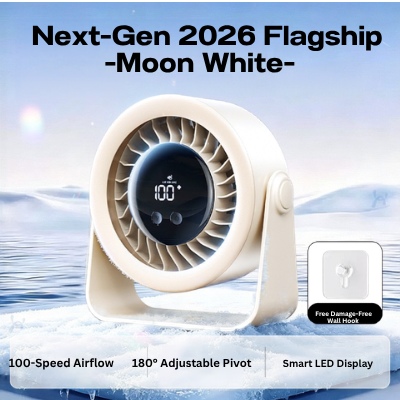 Desktop Fan with Digital Display