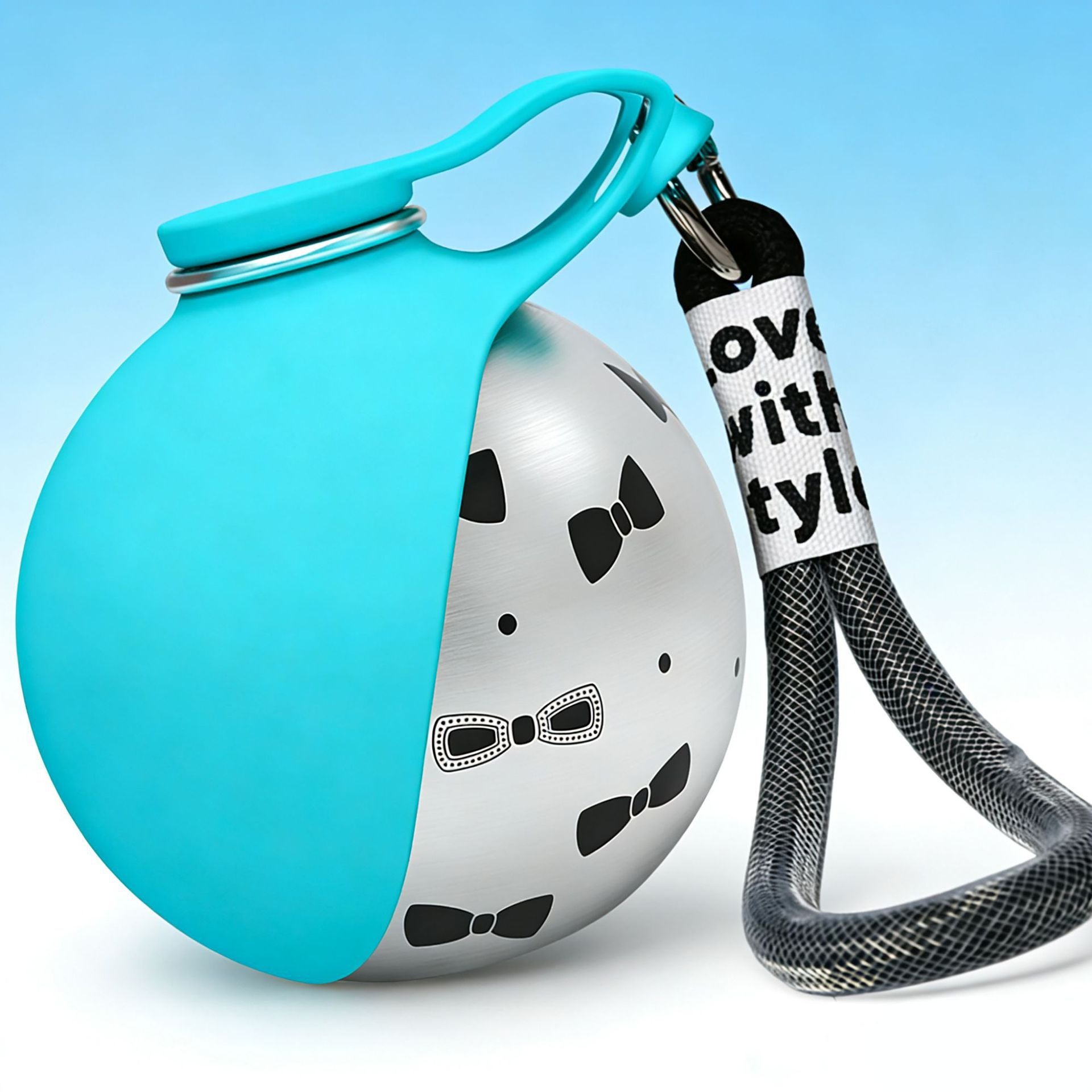 Portable Collapsible Pet Water Bottle with Hook