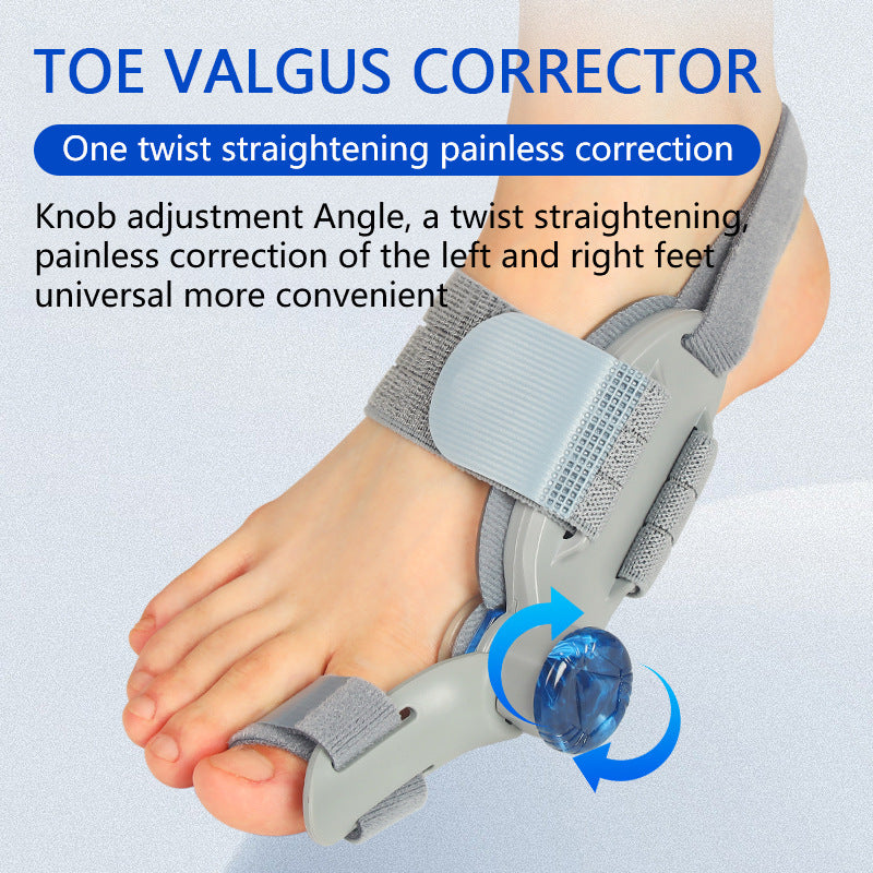 Adjustable hallux valgus corrector