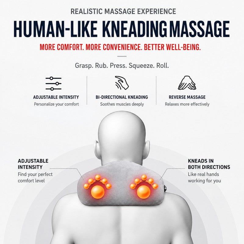 U-Shape Massage Pillow for Stress and Tension Relief